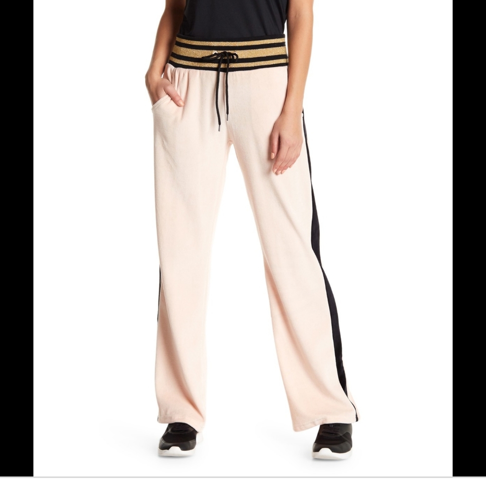 C & C CaliforniaVelour Straight Leg Pants

Pink